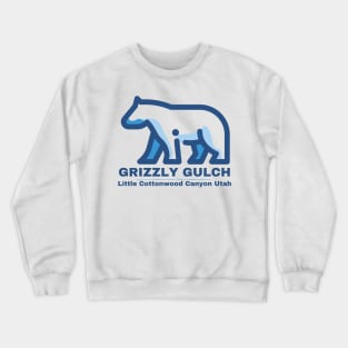 Grizzly Gulch Little Cottonwood Canyon Grizzly Bear Crewneck Sweatshirt